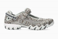 chaussure all rounder velcro niro motif gris
